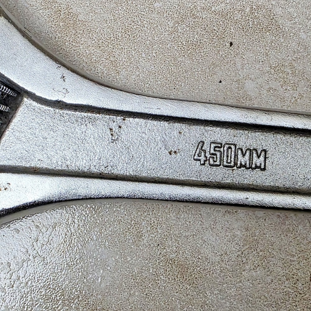Craftsman 18in Adjustable Wrench 450MM Forged In The USA - Picture 7 of 9